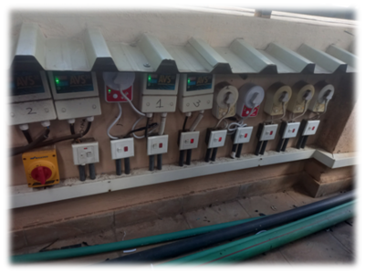 AVS for the solar collector tanks